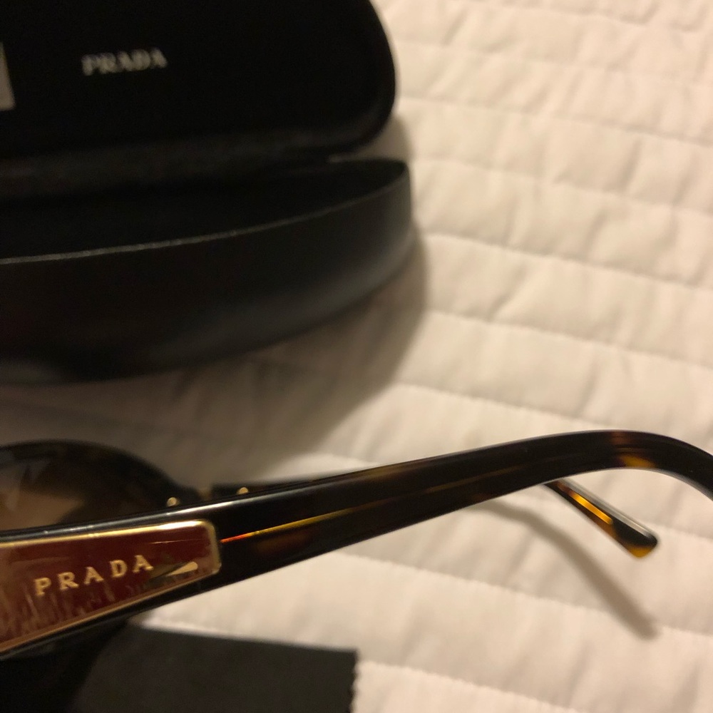 Authentic 💯Authentic Prada Tortoise small scratch - Picture 3 of 3